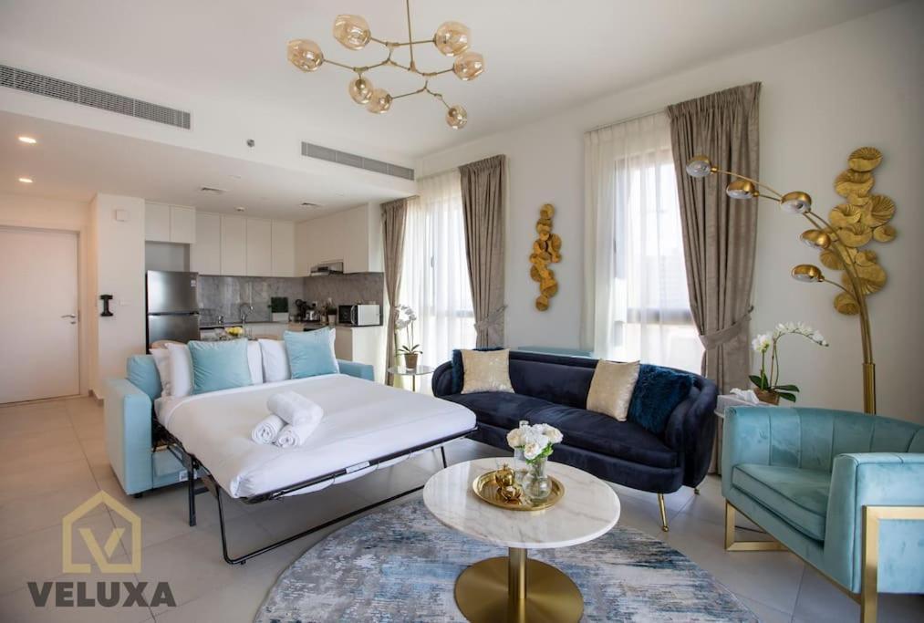 Luxury&bright 1 bedroom apartment, Burj view! Dubai Buitenkant foto
